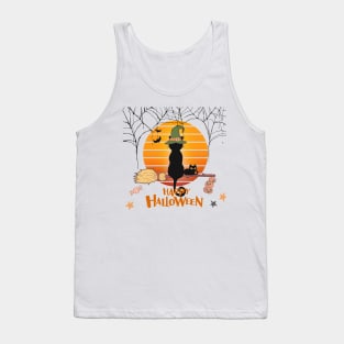 Halloween Season - Witch Cat Tank Top